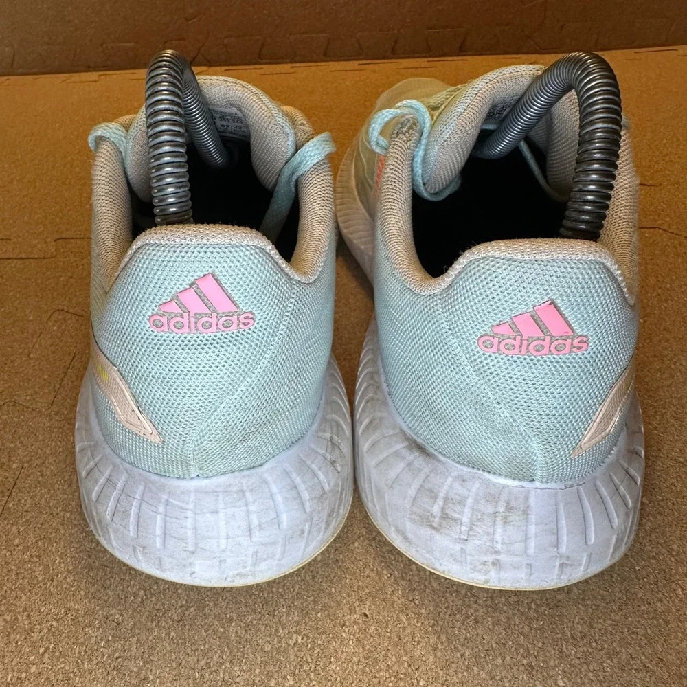 Adidas Runfalcon 2.0 Mens Size 7 Running Shoes Light Blue Pink HR1412
